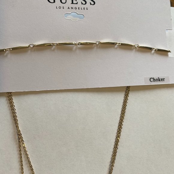 2/$10 Guess Choker Tier Necklace - Picture 2 of 8